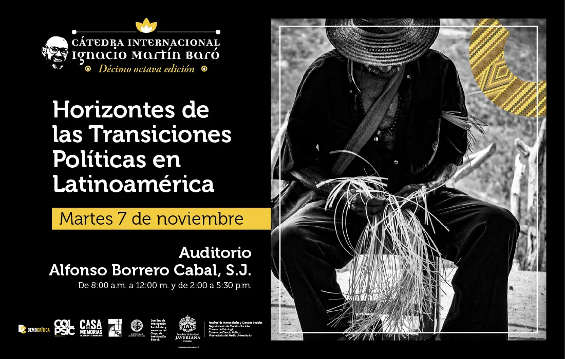 Agéndese para participar en el XVIII Encuentro de la Cátedra Internacional Ignacio Martín Baró Agéndese para participar en el XVIII Encuentro de la Cátedra Internacional Ignacio Martín Baró