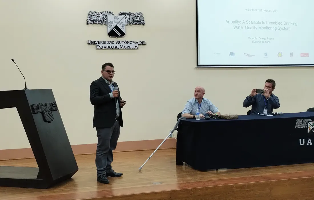 Ingeniero electrónico javeriano fue ponente en el VI Congreso Ibero-Americano de Ciudades Inteligentes 2023 Ingeniero electrónico javeriano fue ponente en el VI Congreso Ibero-Americano de Ciudades Inteligentes 2023